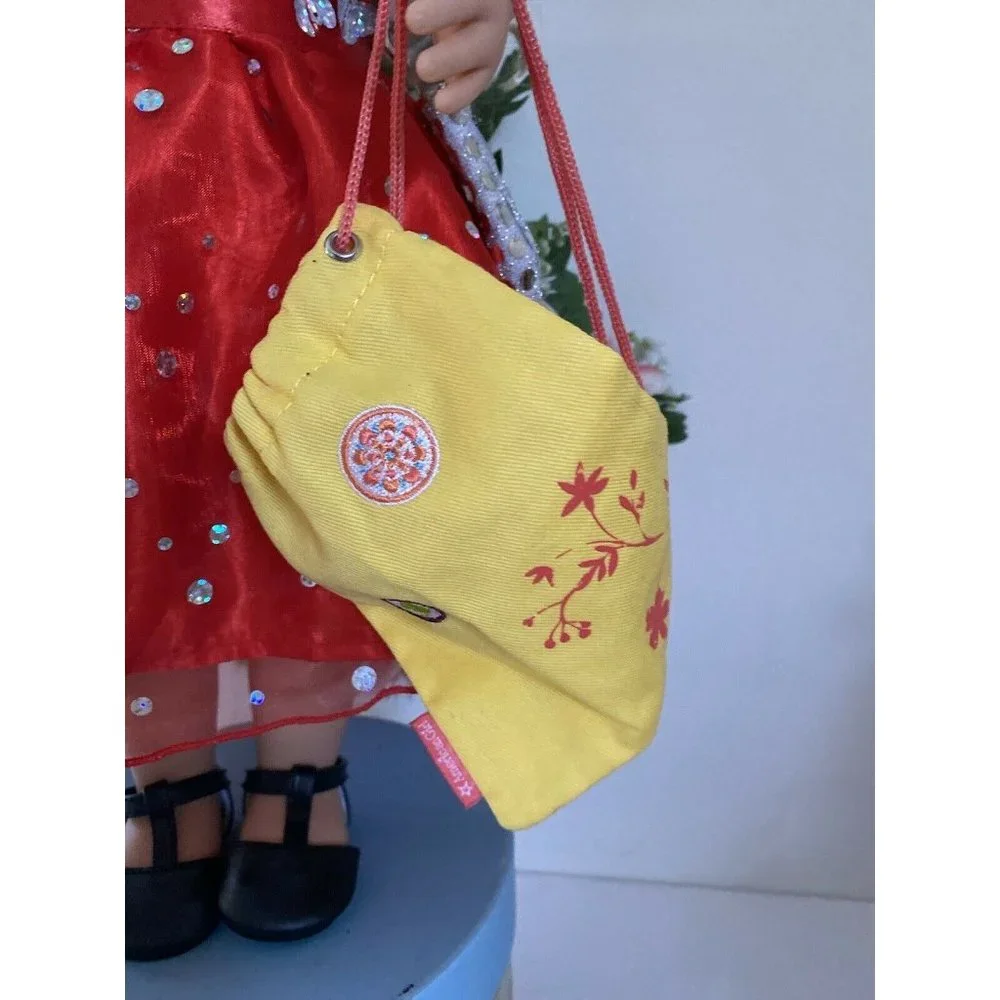 American Girl Battat OG Doll Retired Accessory Yellow Backpack for Dolls 16